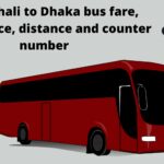Patuakhali to Dhaka bus fare, ticket price, distance and counter number