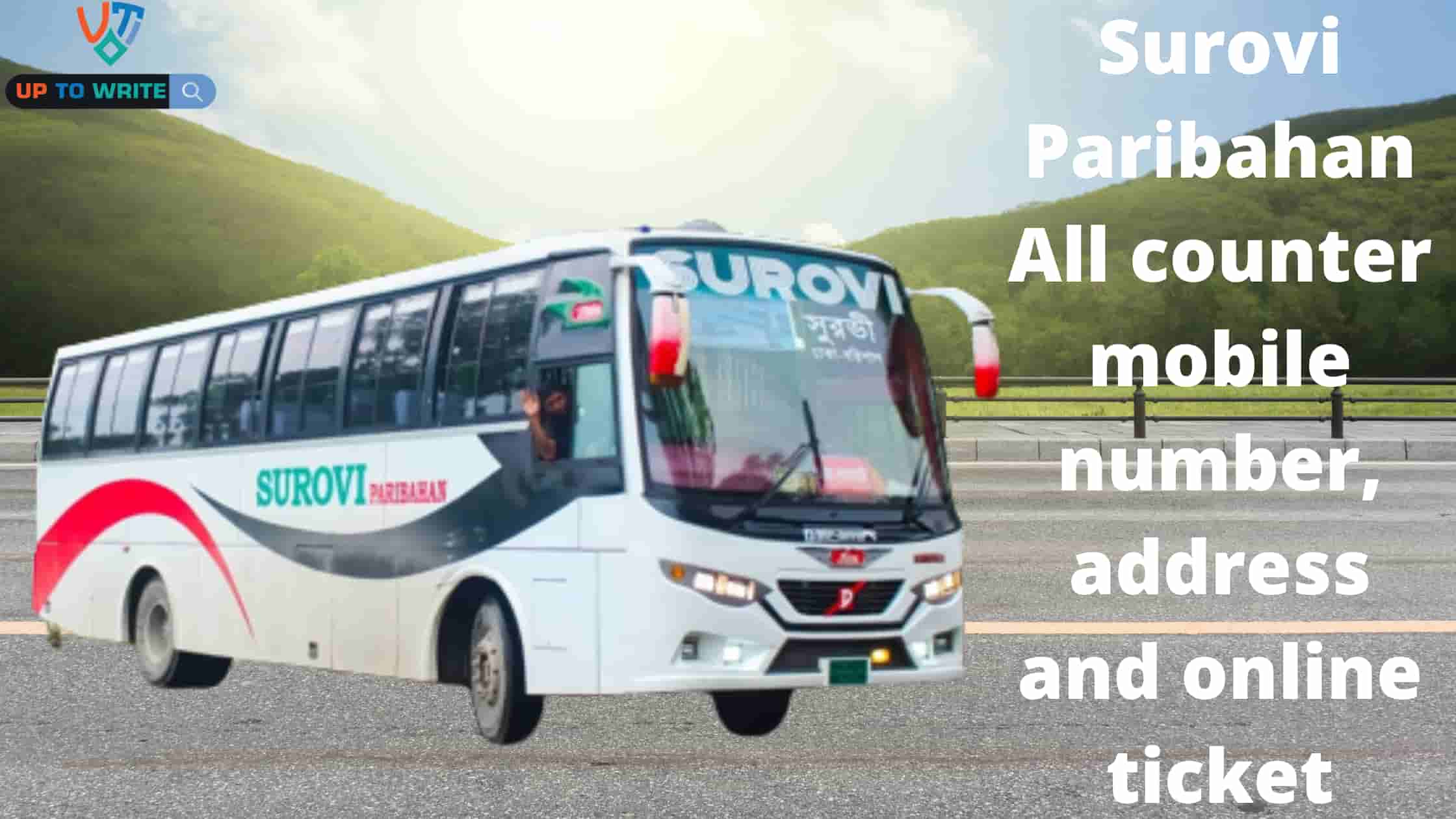 Surovi Paribahan All counter mobile number, address and online ticket